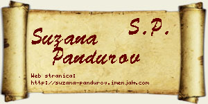 Suzana Pandurov vizit kartica
